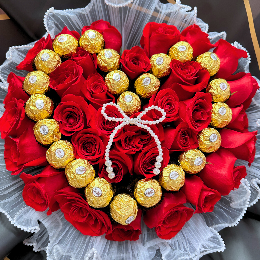Red Coquette Heart – A Tender and Romantic Masterpiece