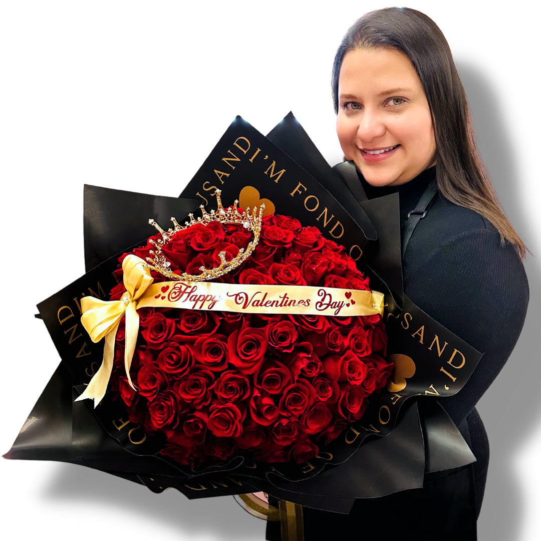 My Queen Buchón - 100 Red Roses