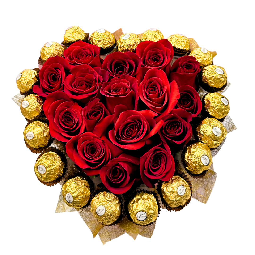 Sweet Heart – A Heartfelt Blend of Roses & Chocolates