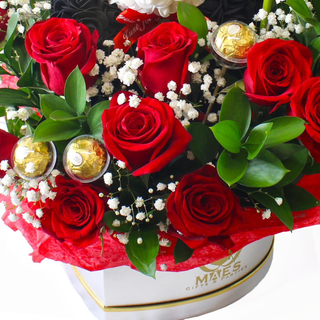 Teddy Rose in Heart Box – A Heartfelt Gift of Love