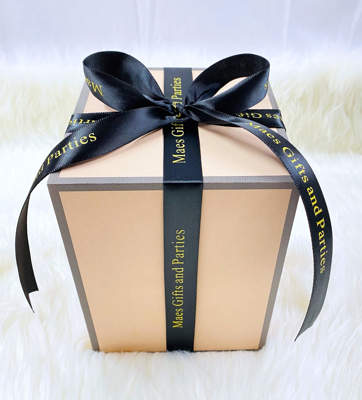 Deluxe Drawer Box with three Preserved Roses | Red-Mustard Color