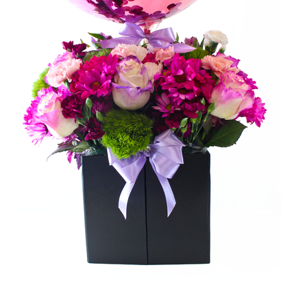 Enchanted Floral Mix with Burbuja – A Magical Gift of Elegance and Surprise