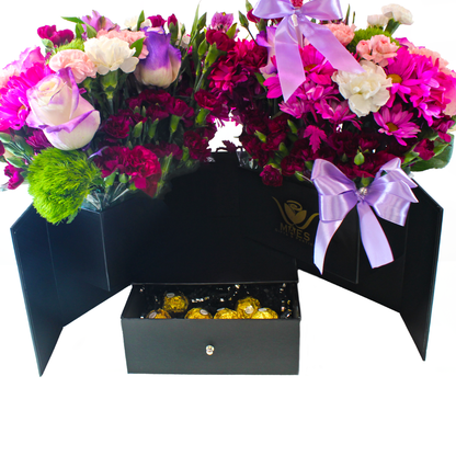 Enchanted Floral Mix with Burbuja – A Magical Gift of Elegance and Surprise