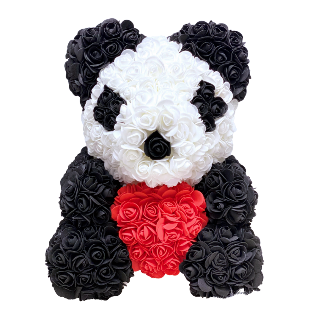 Rose Teddy Bear | Panda