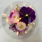 Preserved Roses in Bluetooth Music Box | Purple Mix Color